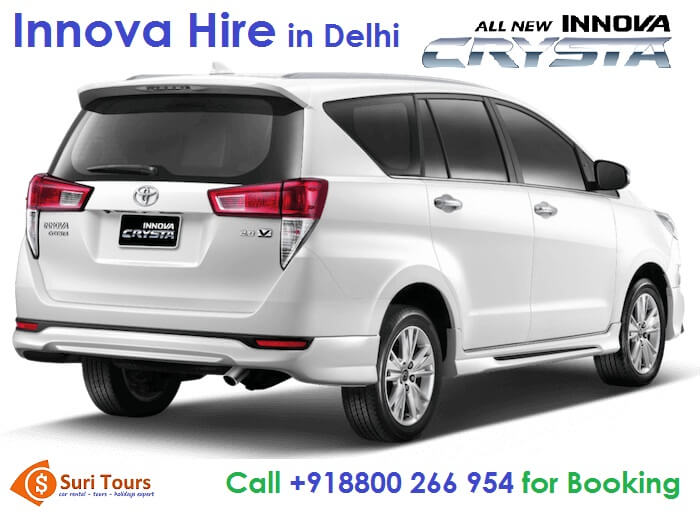 Innova Crysta Hire in Delhi