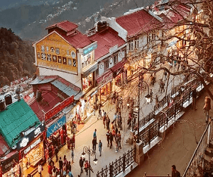 The Mall Road Kasauli — tourist place near Kasauli